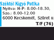 Széktói Kígyó Patika