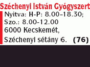 Széchenyi István Gyógyszertár