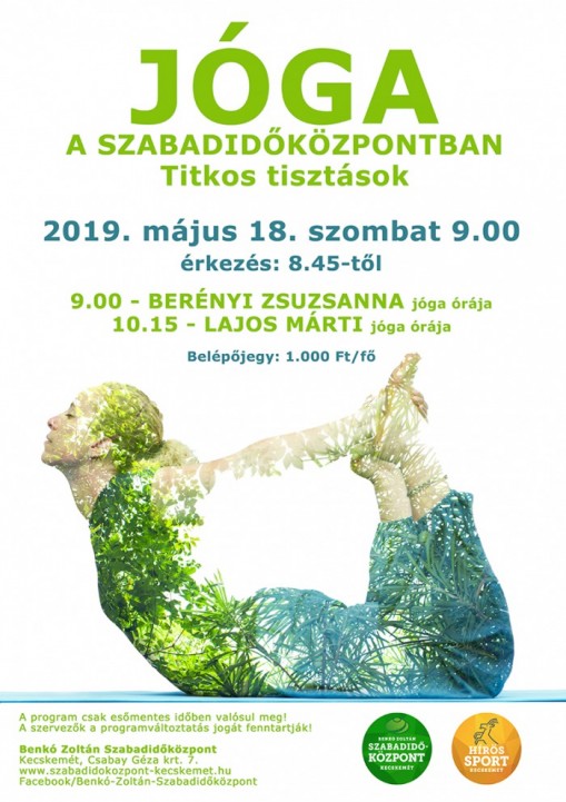   - JÓGA A SZABADIDŐKÖZPONTBAN